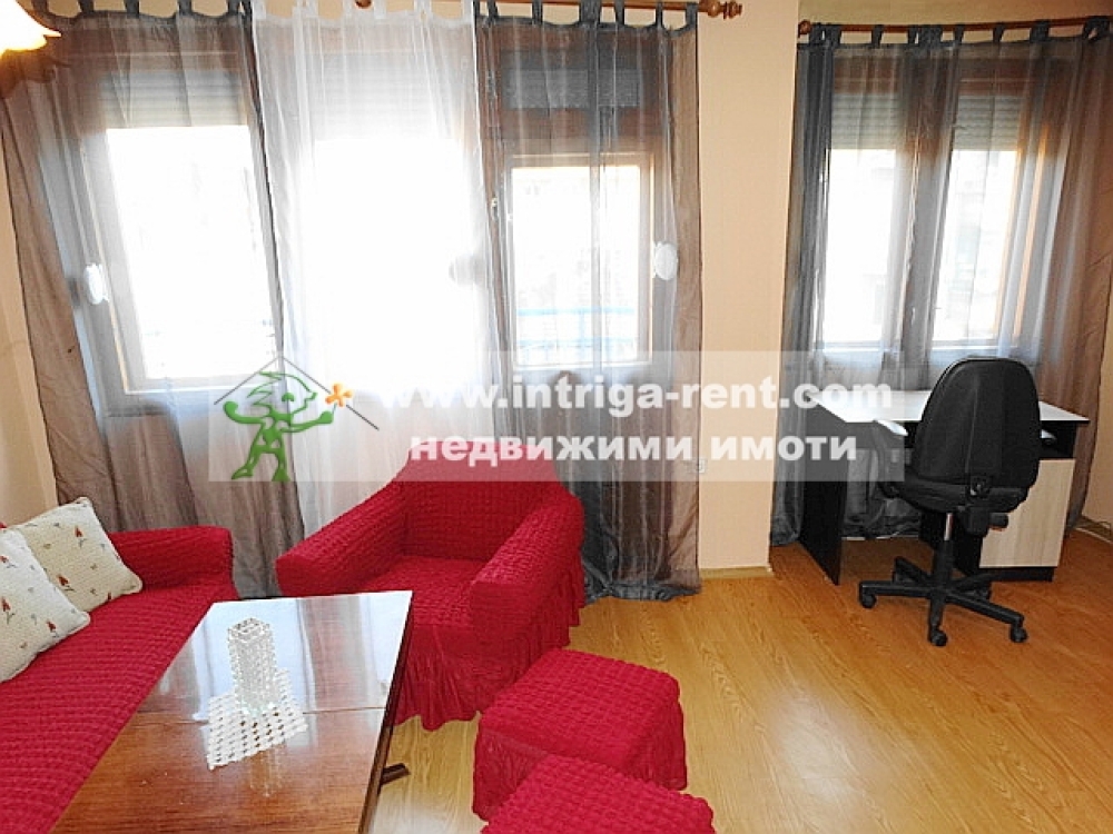 Two-room monolithic apartment for rent, located in the Ovcharski neighborhood of Haskovo.