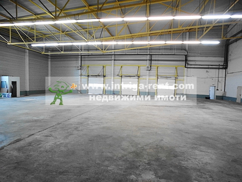 A large standalone industrial warehouse for rent, located in the Northern Industrial Zone of the city of Haskovo.