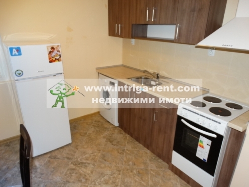 Two-room monolithic apartment — new construction for rent in the Ovcharski neighborhood, Haskovo.