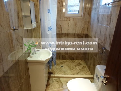 Two-room monolithic apartment — new construction for rent in the Ovcharski neighborhood, Haskovo.