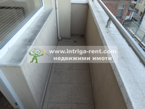Two-room monolithic apartment — new construction for rent in the Ovcharski neighborhood, Haskovo.