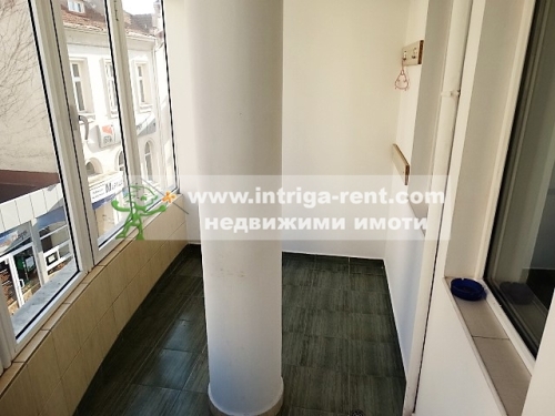 New two-room, fully furnished monolithic apartment for rent in the very center of Haskovo.