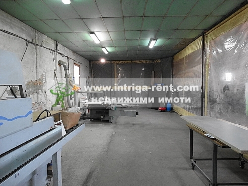 Production and warehouse premises for rent, together with an adjacent yard, located in the South Industrial Zone of the city of Haskovo.