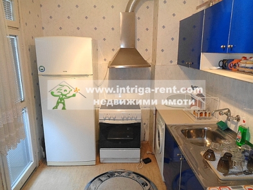 Two-room furnished apartment for rent, located in the Budema neighborhood of Haskovo.