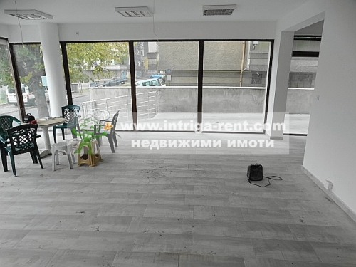 Commercial property for rent - new construction, comprising a GROCERY STORE, located in the Ovcharski neighborhood of the city of Haskovo.