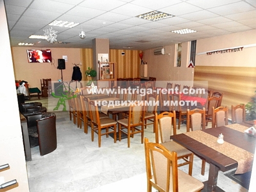 Commercial premises for rent, consisting of a PUBLIC CATERING RESTAURANT, located in the Orfey district of Haskovo.