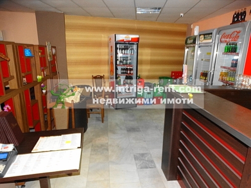 Commercial premises for rent, consisting of a PUBLIC CATERING RESTAURANT, located in the Orfey district of Haskovo.