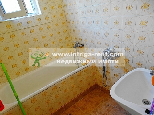 Two-room monolithic apartment for rent located in the Uchilishni neighborhood of Haskovo.