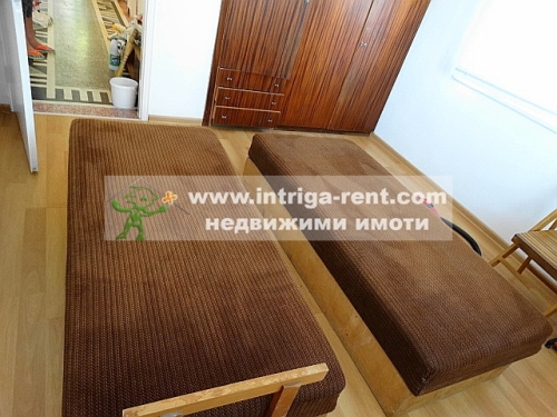 Two-room monolithic apartment for rent located in the Uchilishni neighborhood of Haskovo.