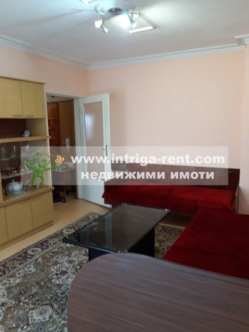 Two-room apartment for rent, located in a completely newly renovated residential building in the elite Lyuben Karavelov neighborhood, Haskovo.