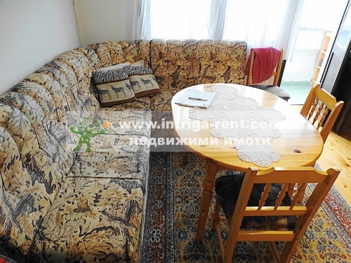 Two-room monolithic apartment for rent, located in the Voivodski neighborhood of Haskovo.