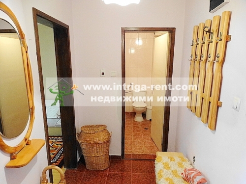 Two-room monolithic apartment for rent, located in the Voivodski neighborhood of Haskovo.