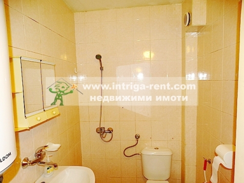 Two-room monolithic apartment for rent, located in the Voivodski neighborhood of Haskovo.