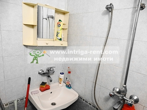 Two-room monolithic apartment for rent, located in the Ovcharski neighborhood of Haskovo.