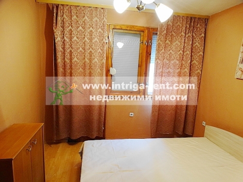 Two-room monolithic apartment for rent, located in the Ovcharski neighborhood of Haskovo.