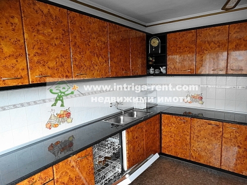 Two-room monolithic apartment with extension for rent, located in the Druzhba neighborhood of Haskovo.