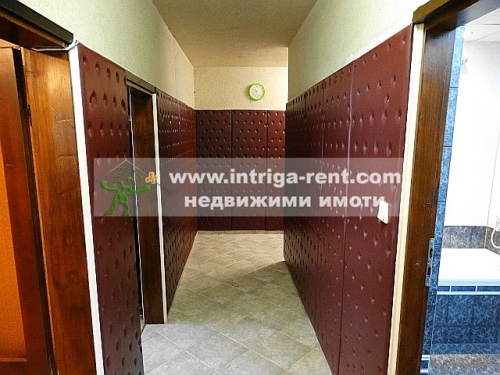 Two-room monolithic apartment with extension for rent, located in the Druzhba neighborhood of Haskovo.