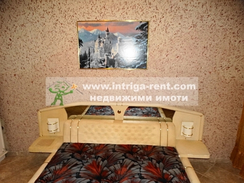 Two-room monolithic apartment with extension for rent, located in the Druzhba neighborhood of Haskovo.