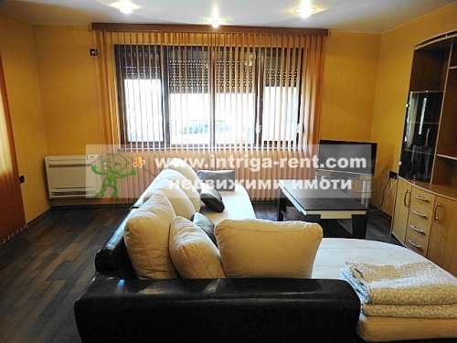 One-room, luxurious, fully furnished monolithic apartment for rent — new construction, together with an outdoor parking space, located in the elite Lyuben Karavelov neighborhood of Haskovo.
