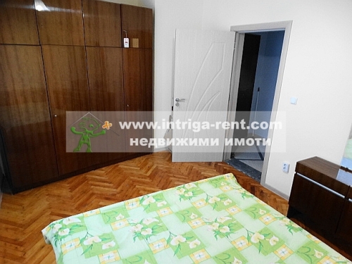 A three-room monolithic apartment with a detached garage located in the central part of the city of Haskovo.