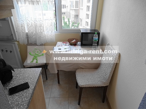 A three-room monolithic apartment with a detached garage located in the central part of the city of Haskovo.