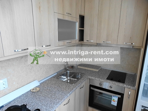 A three-room monolithic apartment with a detached garage located in the central part of the city of Haskovo.