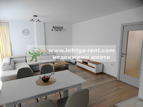 Three-room, new, luxurious, modernly furnished monolithic apartment with a private parking space - new construction, located in the elite Lyuben Karavelov neighborhood of the city of Haskovo.