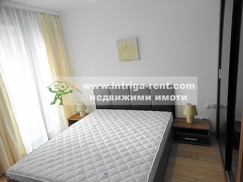 Three-room, new, luxurious, modernly furnished monolithic apartment with a private parking space - new construction, located in the elite Lyuben Karavelov neighborhood of the city of Haskovo.