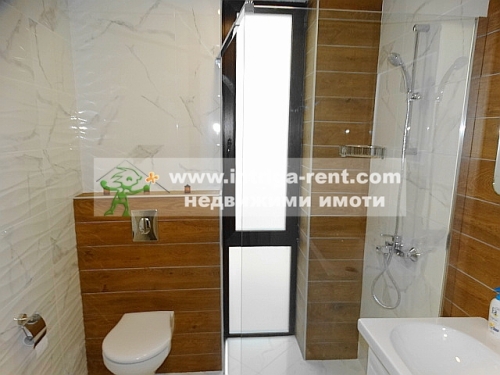 Three-room, new, luxurious, modernly furnished monolithic apartment with a private parking space - new construction, located in the elite Lyuben Karavelov neighborhood of the city of Haskovo.