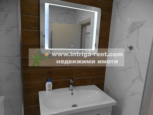 Three-room, new, luxurious, modernly furnished monolithic apartment with a private parking space - new construction, located in the elite Lyuben Karavelov neighborhood of the city of Haskovo.