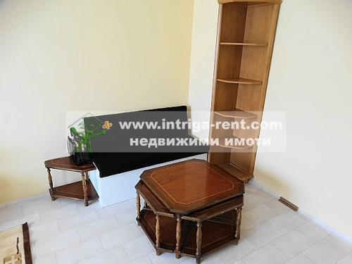 Cozy studio apartment for rent, located in the Orfey neighborhood of Haskovo.