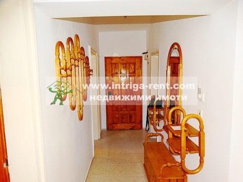 Three-room monolithic apartment for rent, located in the very center of Haskovo.