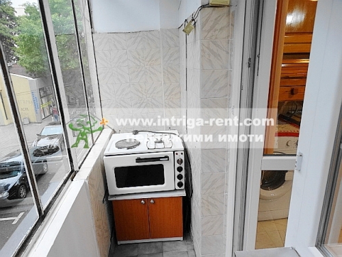 Three-room monolithic apartment for rent, located in the very center of Haskovo.