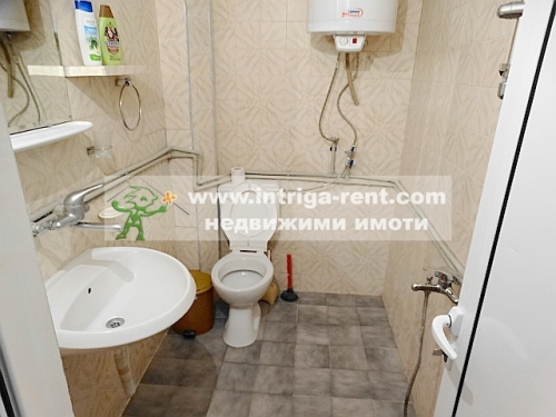 Three-room monolithic apartment for rent, located in the very center of Haskovo.