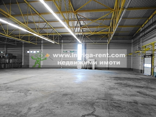 A large standalone industrial warehouse for rent, located in the Northern Industrial Zone of the city of Haskovo.