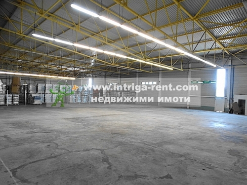 A large standalone industrial warehouse for rent, located in the Northern Industrial Zone of the city of Haskovo.