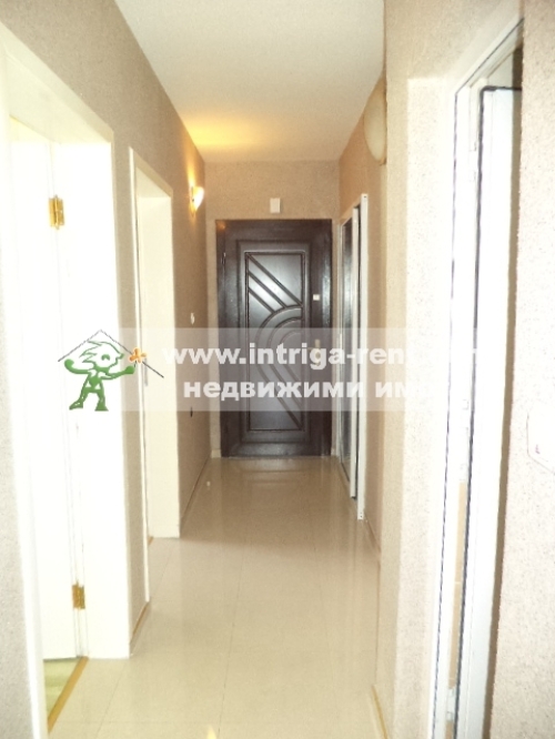 Fully furnished three-room monolithic apartment for rent, located in the Ovcharski neighborhood of Haskovo.