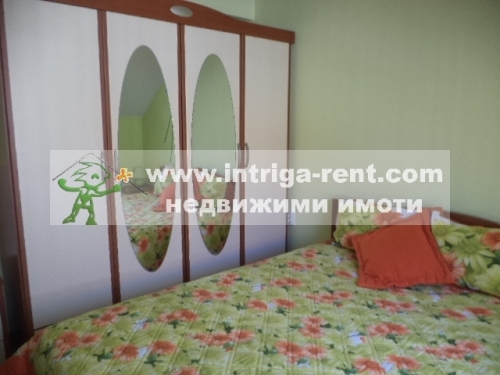 Fully furnished three-room monolithic apartment for rent, located in the Ovcharski neighborhood of Haskovo.