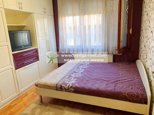 Three-room, fully furnished apartment for rent, with an outdoor parking space, located in the Ovcharski neighborhood of Haskovo.