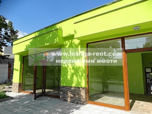 Shop for rent in a newly constructed building with ACT-16, located in the Orfey neighborhood, Haskovo.