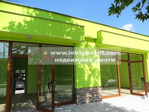 Shop for rent in a newly constructed building with ACT-16, located in the Orfey neighborhood, Haskovo.