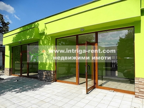 Shop for rent in a newly constructed building with ACT-16, located in the Orfey neighborhood, Haskovo.