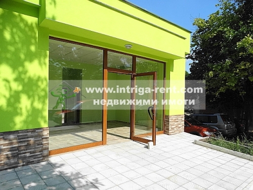Shop for rent in a newly constructed building with ACT-16, located in the Orfey neighborhood, Haskovo.