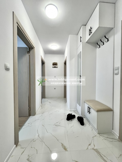 Created with particular attention to every detail! Three-room, new, luxurious, modern, functional monolithic apartment for rent, located in the elite housing estate Uchilishni in the city of Haskovo.