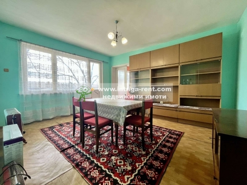 Three-room furnished apartment for rent, located in the Druzhba neighborhood of Haskovo.