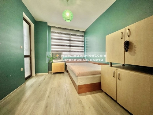 Two-room furnished apartment with a parking space for rent - new construction, located in the Badema neighborhood of Haskovo.