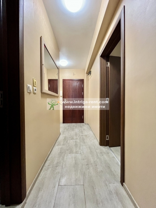 Two-room furnished apartment with a parking space for rent - new construction, located in the Badema neighborhood of Haskovo.