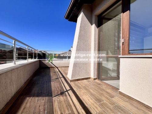 Sunny oasis with a panoramic terrace! Two-room apartment for rent - new construction, located in the Ovcharski neighborhood of Haskovo.