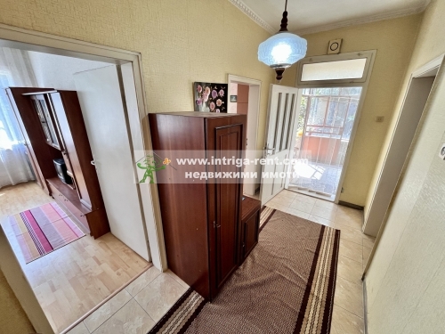 Two-room monolithic apartment for rent, located in the Druzhba district of the city of Haskovo.