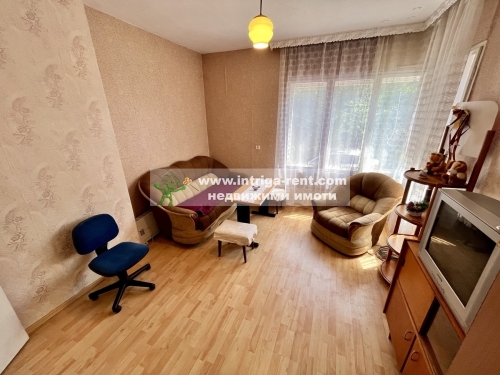 Two-room monolithic apartment for rent, located in the Druzhba district of the city of Haskovo.
